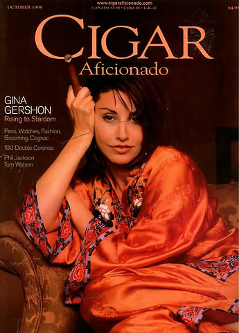 Cigar Aficionado October 1998 magazine back issue Cigar Aficionado magizine back copy 