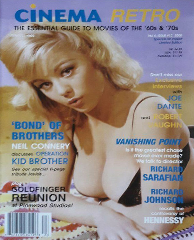Cinema Retro # 12 magazine back issue Cinema Retro magizine back copy 