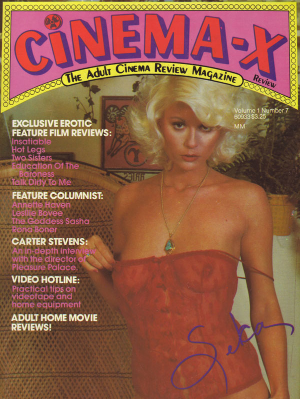Cinema-X Review July 1980 - Vol. 1 # 7 magazine back issue Cinema-X Review magizine back copy cinema-x magazine back issues 1980 horny porn reviews xxx films sexy nude women porn flicks stills p