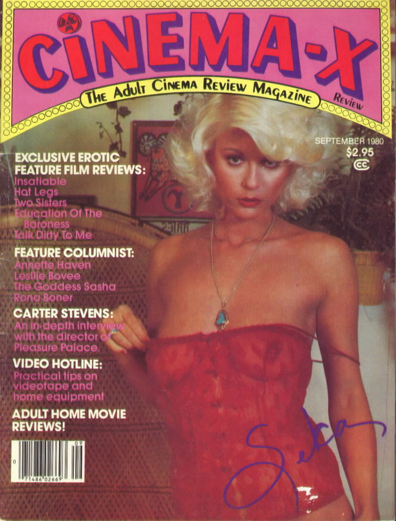 Cinema-X Review September 1980 magazine back issue Cinema-X Review magizine back copy 