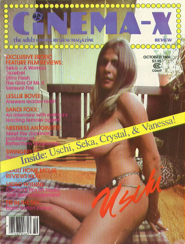 Cinema-X Vol. 1 # 8 magazine back issue Cinema-X magizine back copy 