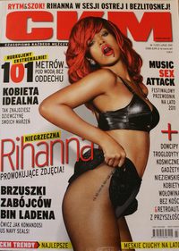 Rihanna magazine cover appearance CKM July 2011