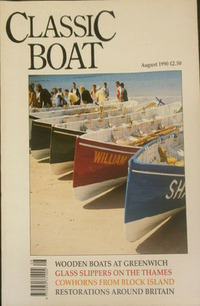 Classic Boat August 1990 Magazine Back Copies Magizines Mags