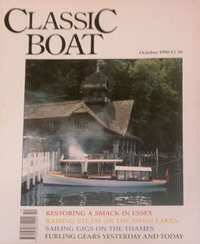 Classic Boat October 1990 magazine back issue cover image