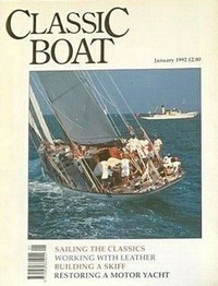 Classic Boat January 1992 magazine back issue cover image