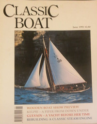 Classic Boat June 1992 magazine back issue cover image