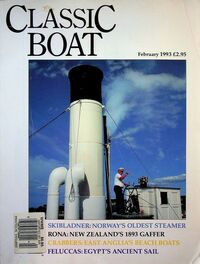 Classic Boat February 1993 magazine back issue cover image