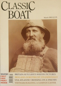 Classic Boat March 1993 magazine back issue cover image