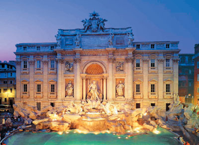 Trevi Fountain Rome 1000 Piece JigsawPuzzle Clementoni puzzles italy trevi-fountain-rome-puzzle