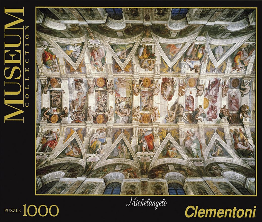 Sistine Chapel Ceiling (Museum Collection), 1000 Piece Jigsaw Puzzle Made  by Clementoni