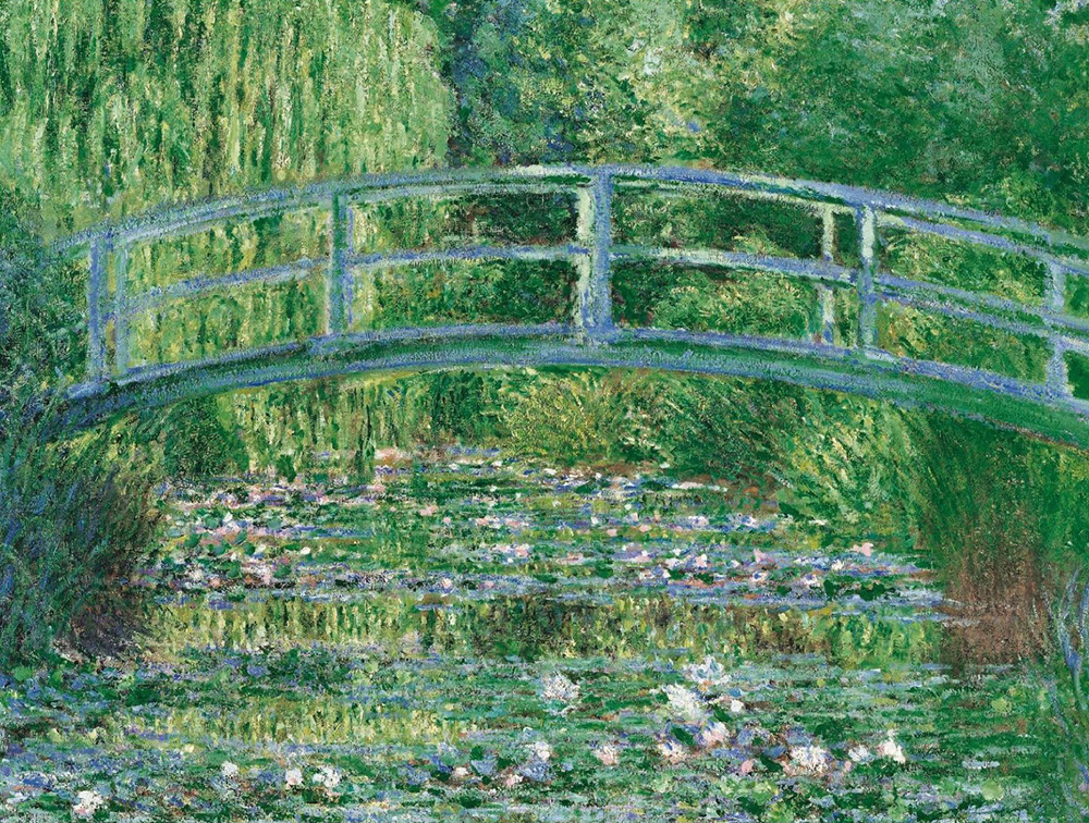 clementoni art painting by monet, water lily pond jigsaw puzzle 1000 pieces