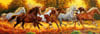 Running Horses Panoramic View Jigsaw Puzzle made by Clementnoi JigsawPuzzles # 313006