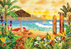 clementoni jigsaw puzzle, robin altman artwork surfing the islands, 1500pieces puzzle Puzzle