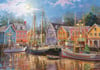 Nicky Boehme Artist sailing in the village clementoni puzzle # 31995 puzzel Puzzle