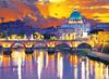 Rome, Sant'Angelo Bridge, 1000 Piece Jigsaw Puzzle Made by Clementoni