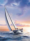 Sail Boat, 1000 Piece Jigsaw Puzzle Made by Clementoni