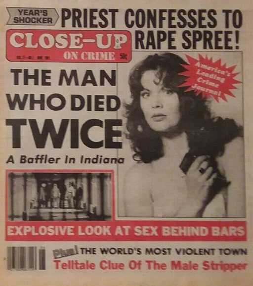 Close-Up on Crime June 1981 magazine back issue Close-Up on Crime magizine back copy 