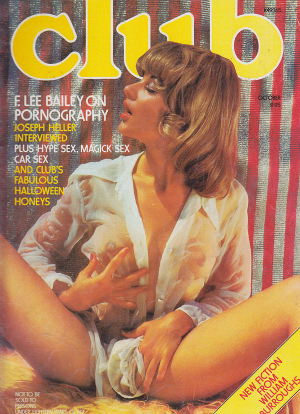 Club October 1977 magazine back issue Club magizine back copy club magazine back issues 1977 joseph heller interviews car sex halloween honeys xxx explicit sexual