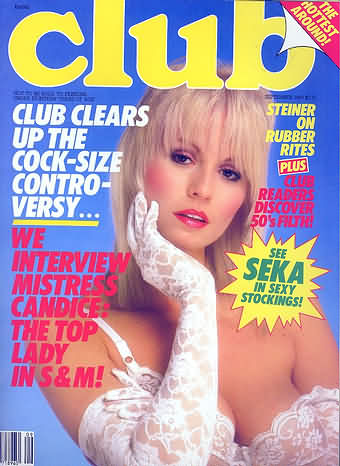 Club September 1983 magazine back issue Club magizine back copy Club September 1983 Adult Pornographic X-Rated Magazine Back Issue Published by Magna Publishing Group. Covergirl Seka.