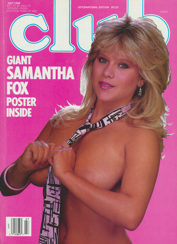 Club July 1988 magazine back issue Club magizine back copy Club July 1988 Adult Pornographic X-Rated Magazine Back Issue Published by Magna Publishing Group. Covergirl Samantha Fox.
