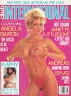 Angela Baron magazine cover appearance Club International August 1988