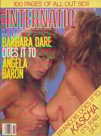 Angela Baron magazine pictorial Club International: International Edition November 1988