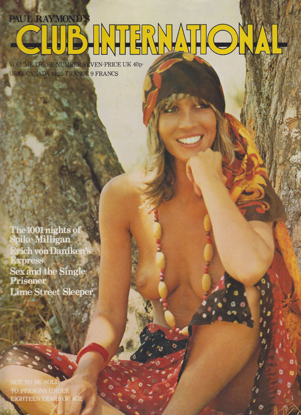 Club International UK Vol. 3 # 7 magazine back issue Club International UK magizine back copy club international magazine 1974 back issues hot sexy nude pictorials 70s babes hippy chic honeys er