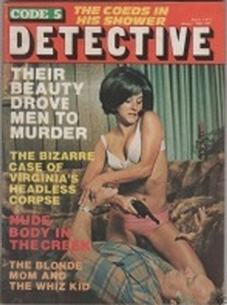 Code 5 Detective April 1975 magazine back issue Code 5 Detective magizine back copy 