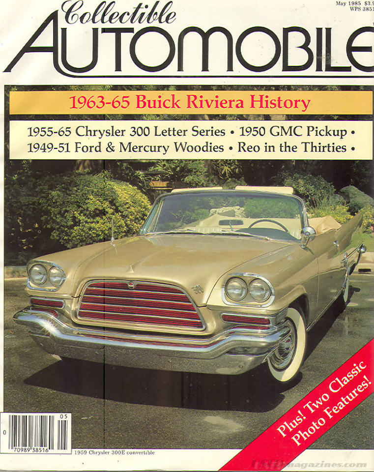 Collectible Automobile Vol. 2 # 1 magazine back issue Collectible Automobile magizine back copy 