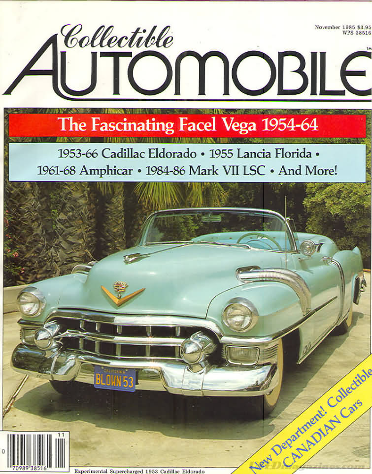 Collectible Automobile Vol. 2 # 4 magazine back issue Collectible Automobile magizine back copy 