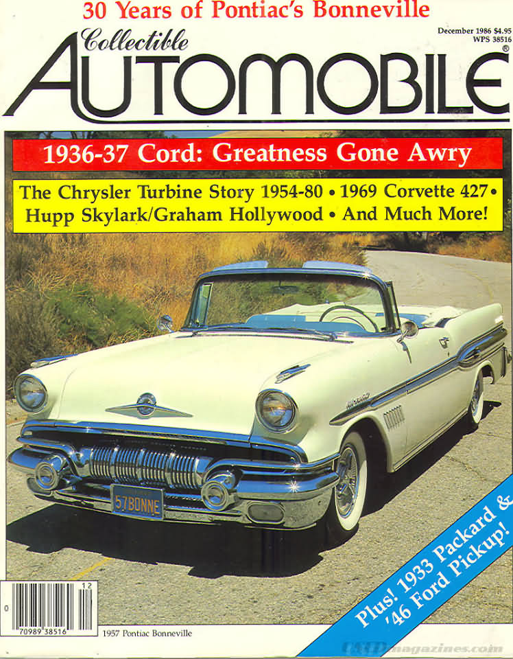 Collectible Automobile Vol. 3 # 4 magazine back issue Collectible Automobile magizine back copy 