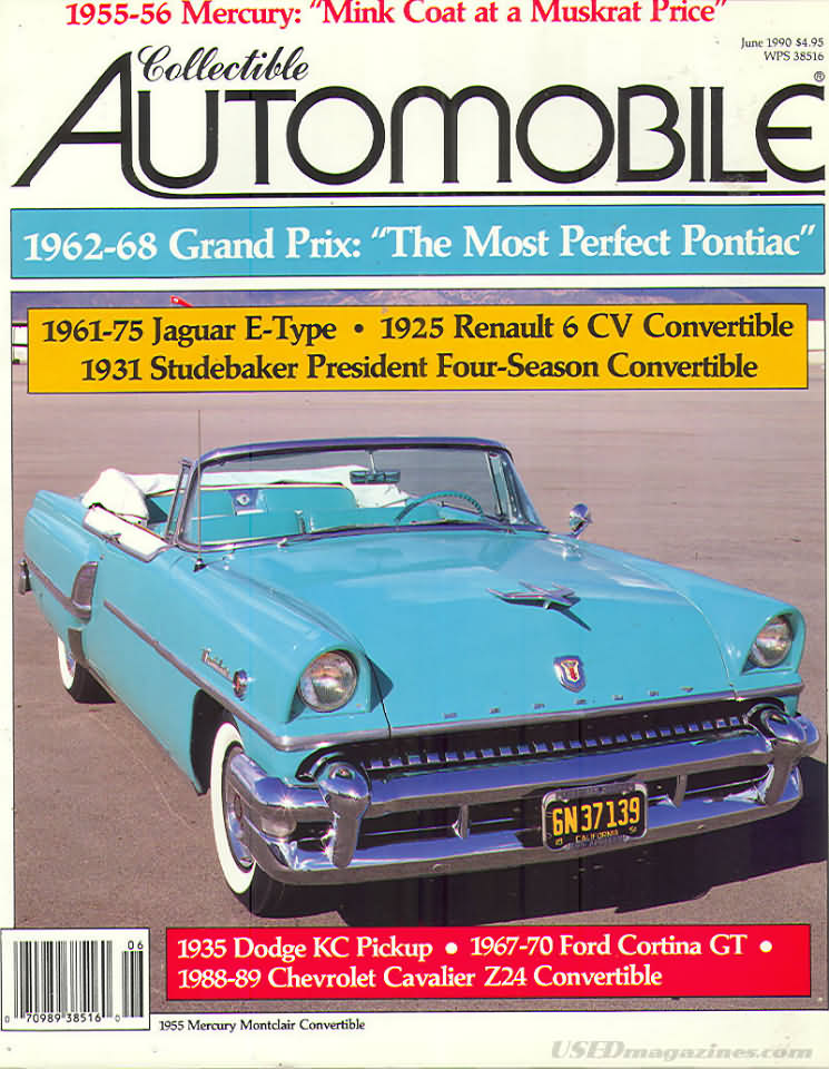 Collectible Automobile Vol. 7 # 1 magazine back issue Collectible Automobile magizine back copy 