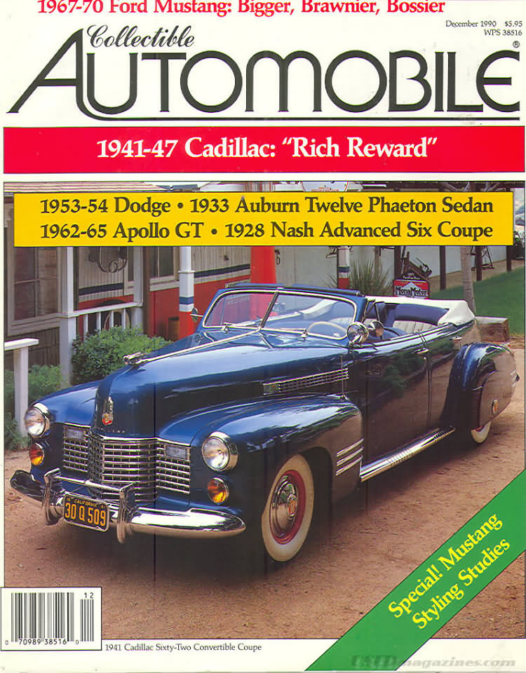 Collectible Automobile Vol. 7 # 4 magazine back issue Collectible Automobile magizine back copy 