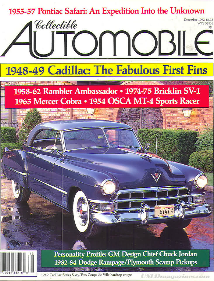 Collectible Automobile Vol. 9 # 4 magazine back issue Collectible Automobile magizine back copy 