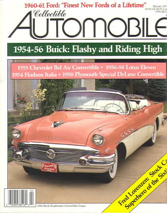 Collectible Automobile Vol. 9 # 5 magazine back issue Collectible Automobile magizine back copy 