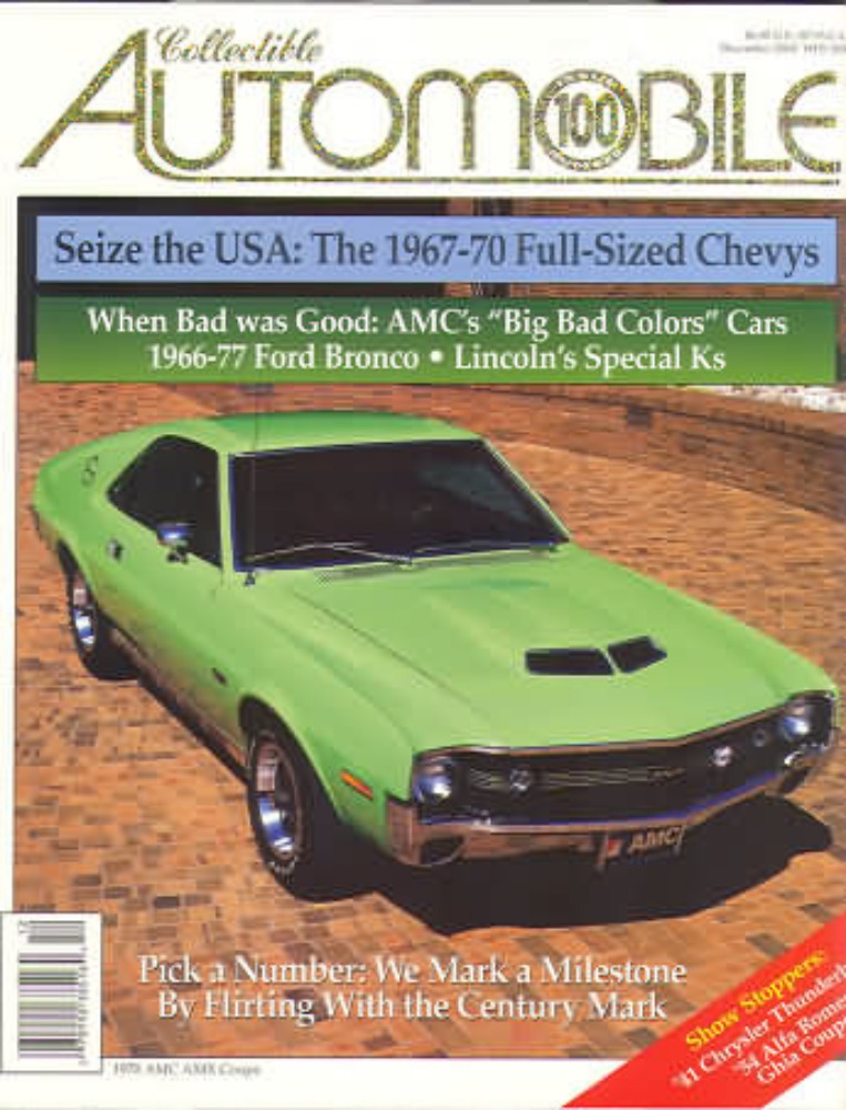 Collectible Automobile Vol. 17 # 4 magazine back issue Collectible Automobile magizine back copy 