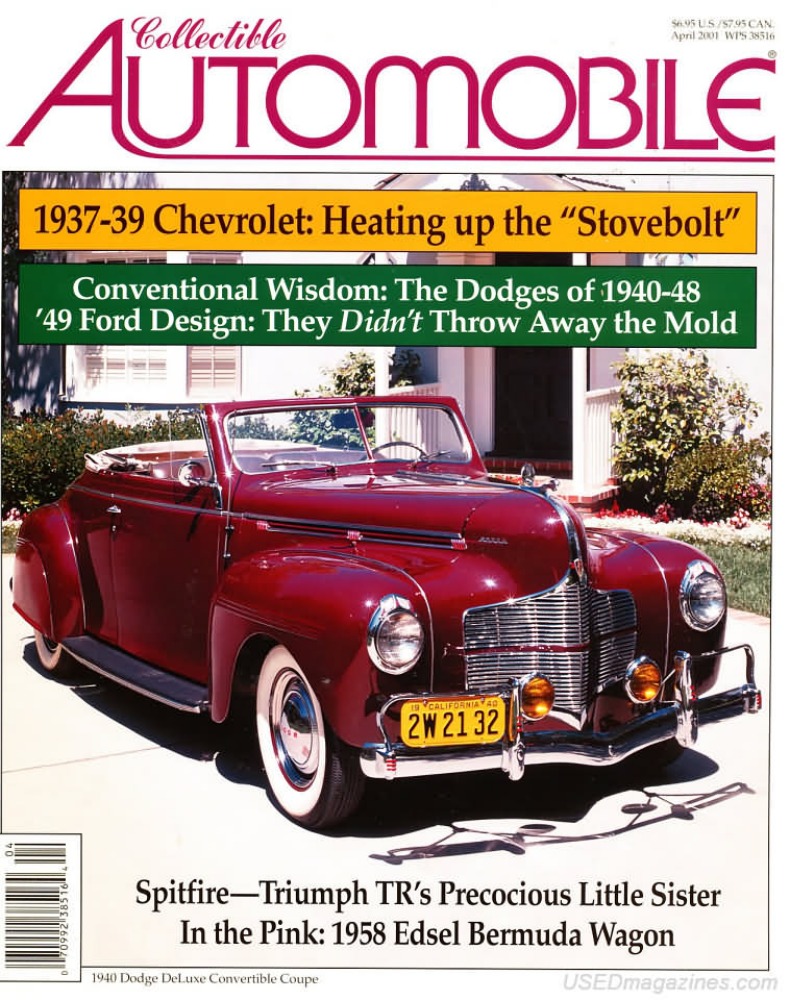 Collectible Automobile Vol. 17 # 6 magazine back issue Collectible Automobile magizine back copy 