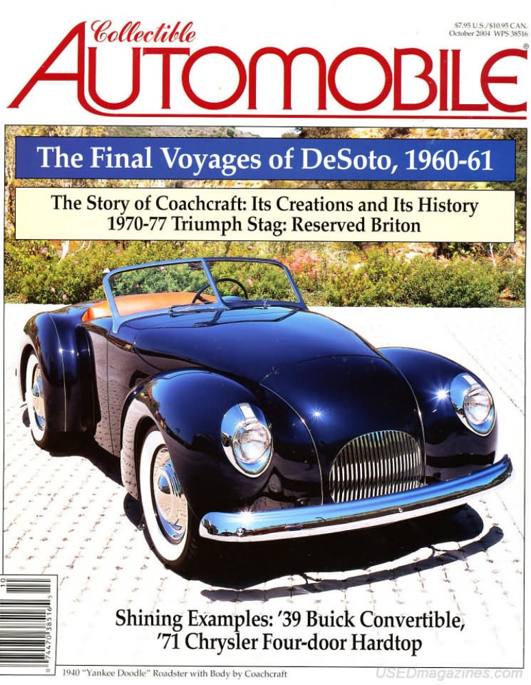 Collectible Automobile Vol. 21 # 3 magazine back issue Collectible Automobile magizine back copy 