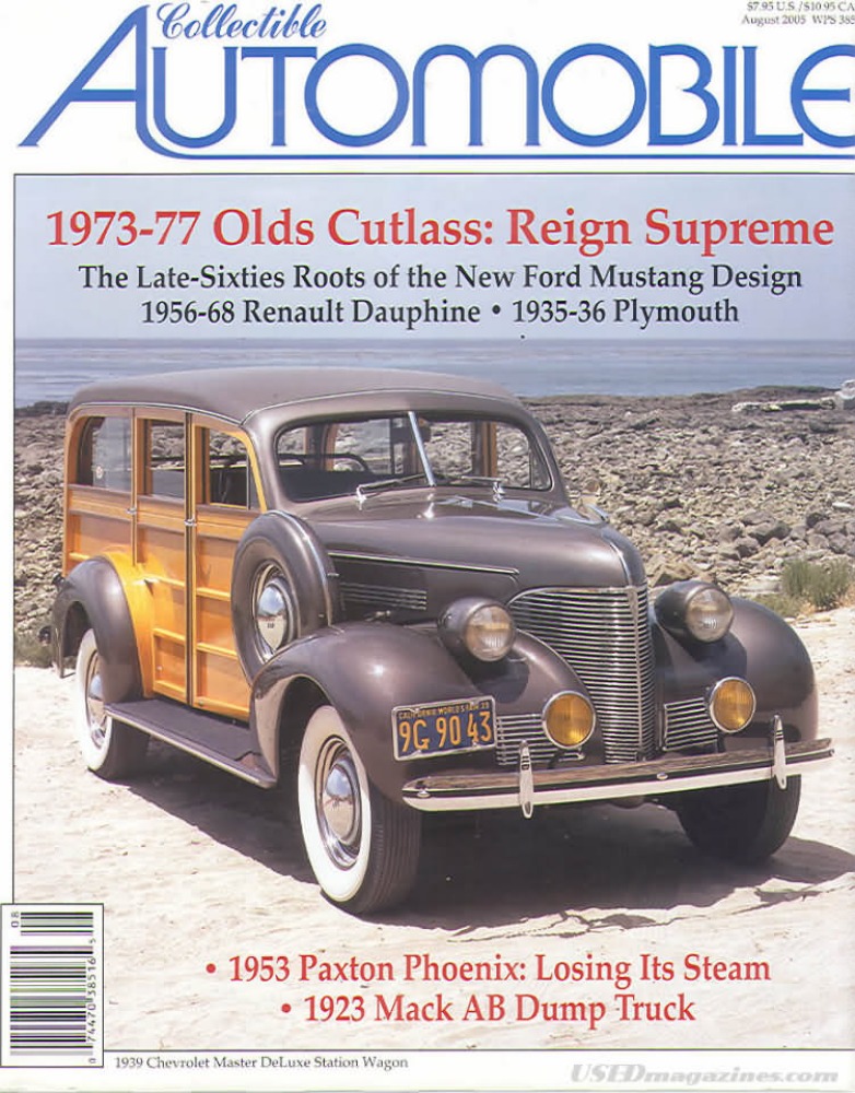 Collectible Automobile Vol. 22 # 2 magazine back issue Collectible Automobile magizine back copy 