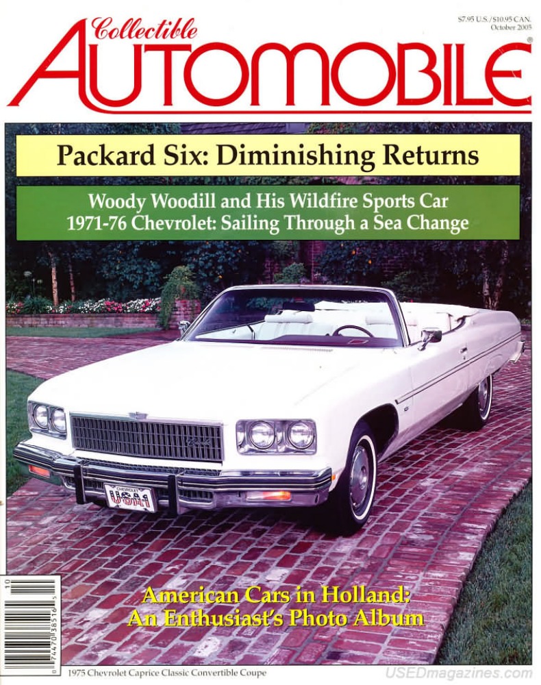 Collectible Automobile Vol. 22 # 3 magazine back issue Collectible Automobile magizine back copy 