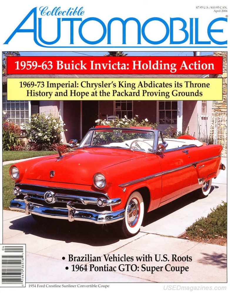 Collectible Automobile Vol. 22 # 6 magazine back issue Collectible Automobile magizine back copy 