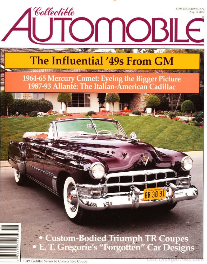 Collectible Automobile Vol. 24 # 2 magazine back issue Collectible Automobile magizine back copy 