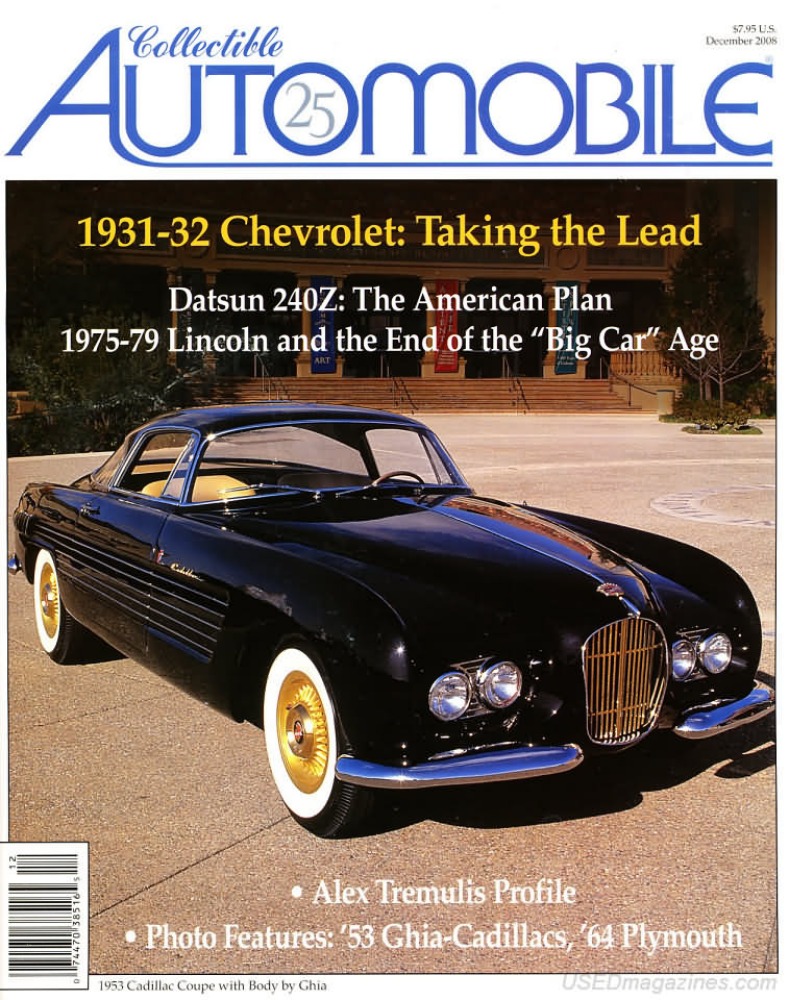 Collectible Automobile Vol. 25 # 4 magazine back issue Collectible Automobile magizine back copy 
