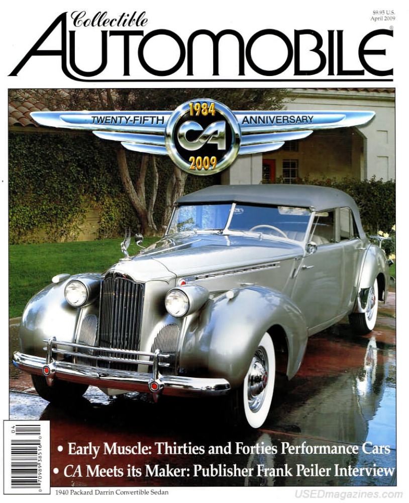 Collectible Automobile Vol. 25 # 6 magazine back issue Collectible Automobile magizine back copy 