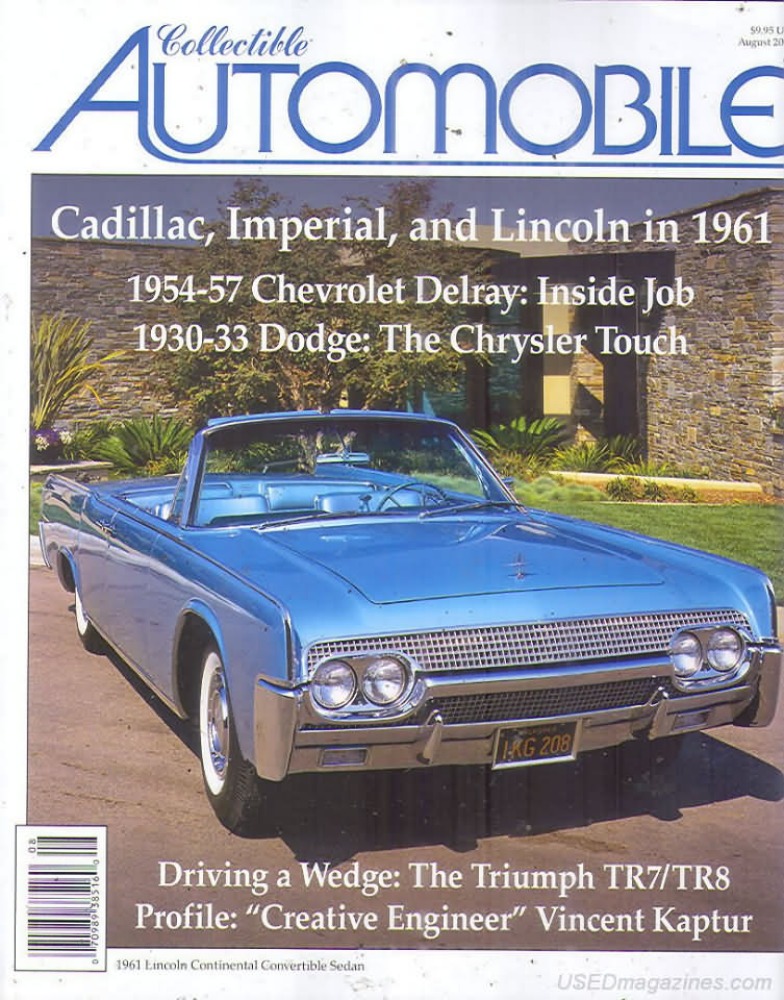 Collectible Automobile Vol. 30 # 2 magazine back issue Collectible Automobile magizine back copy 