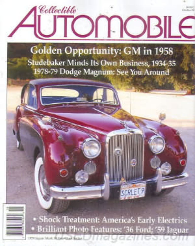 Collectible Automobile Vol. 30 # 3 magazine back issue Collectible Automobile magizine back copy 