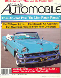 Collectible Automobile Vol. 7 # 1 Magazine Back Copies Magizines Mags