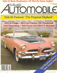 Collectible Automobile Vol. 8 # 2 magazine back issue