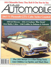 Collectible Automobile Vol. 9 # 6 Magazine Back Copies Magizines Mags