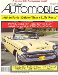Collectible Automobile Vol. 10 # 6 magazine back issue